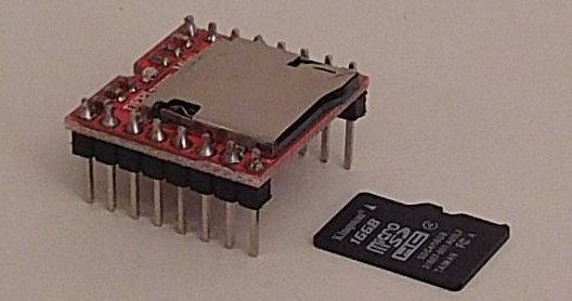 DFPlayer module and SD card