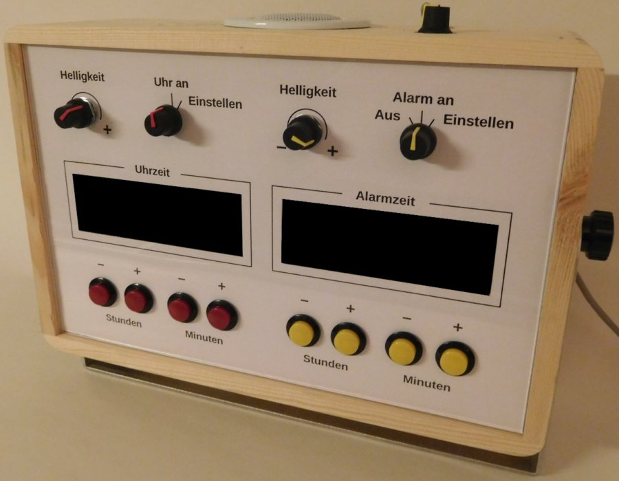 Finished control panel