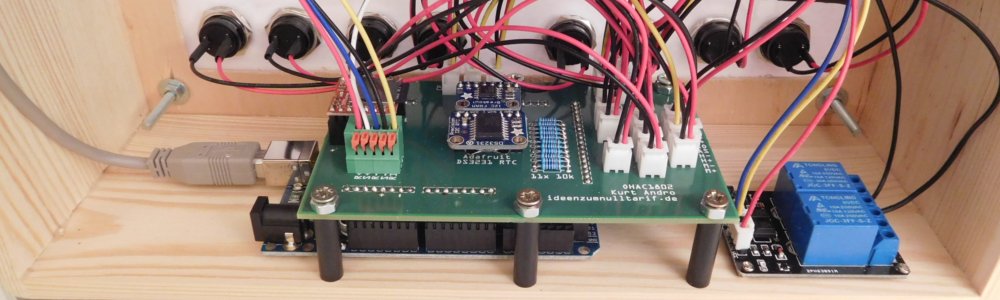 Arduino(-clone), PCB and Relay PCB