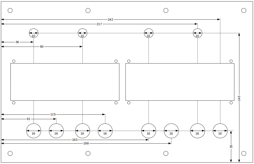 Lower front panel – Controls