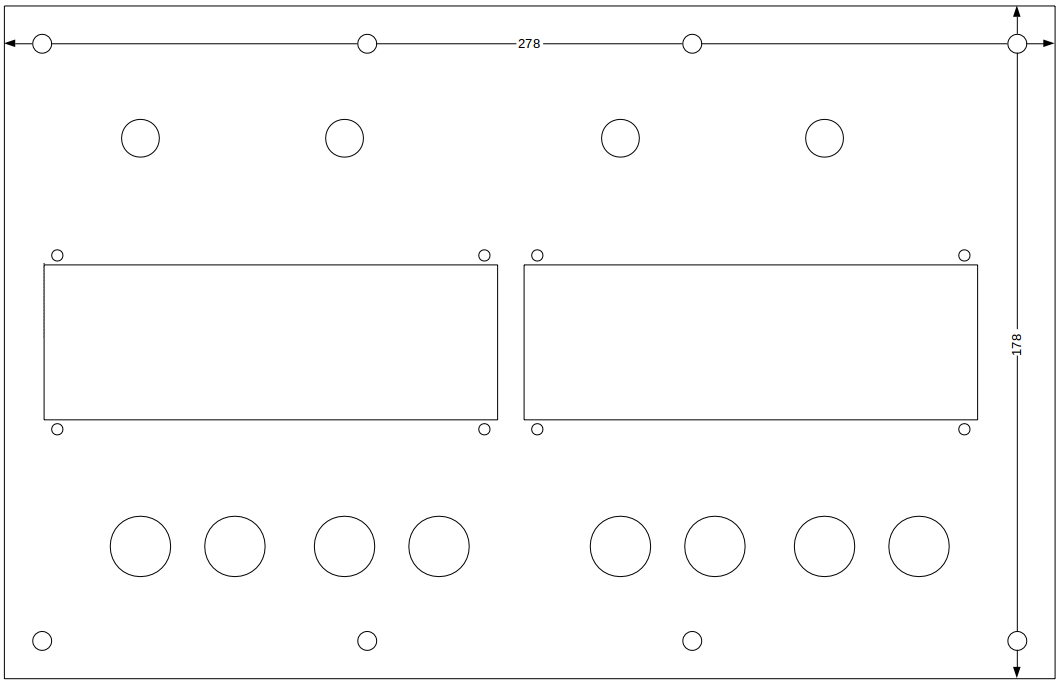 Lower front panel β Dimensions